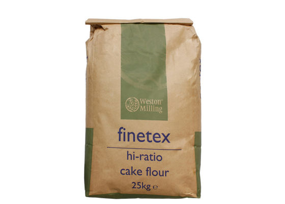 Dog Cat Litter Animal Feed Seed 25kg Paper Feed Bags Pencetakan Flexo