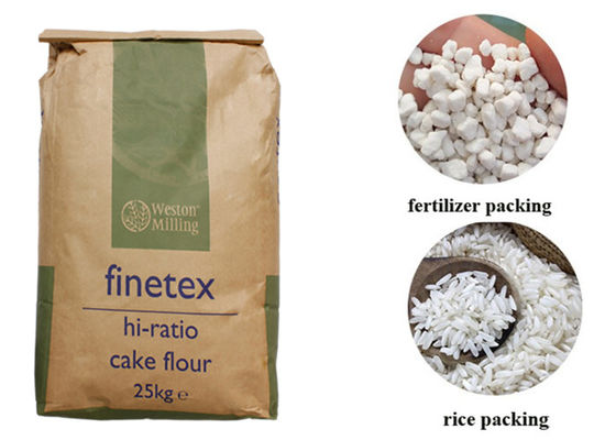 40kg 50kg Paper Animal Feed Bag Untuk Dog Feed Cat Litter Seed For Bird