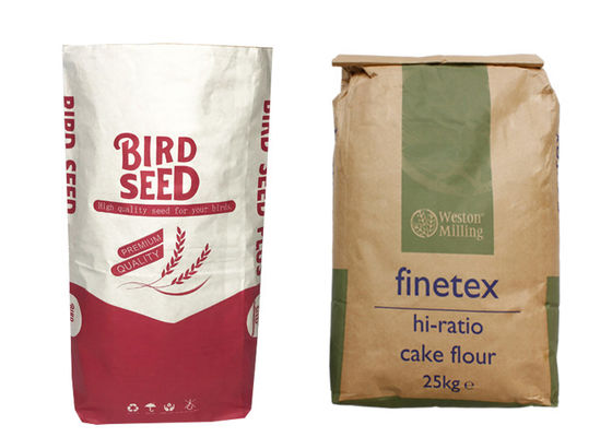 40kg 50kg Paper Animal Feed Bag Untuk Dog Feed Cat Litter Seed For Bird