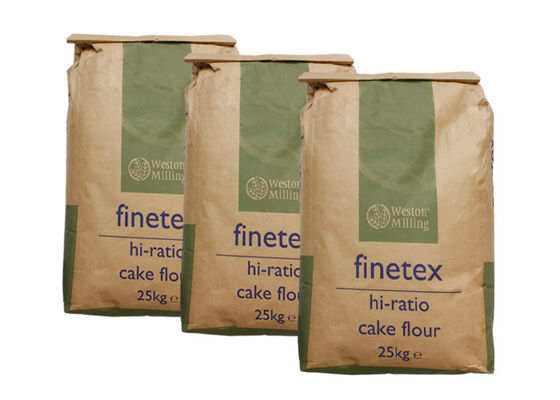 Dog Cat Litter Animal Feed Seed 25kg Paper Feed Bags Pencetakan Flexo