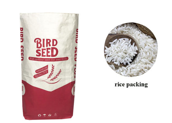 1-4ply Paper Dog Feed Bag, Cat Litter, Kemasan Benih Pakan Hewan