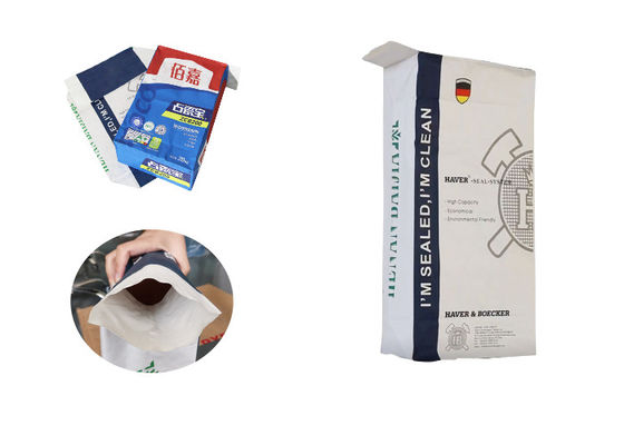 Karung Kertas Kraft Pregelatinized Starch 15kg 20kg 25kg Paper Valve Bags