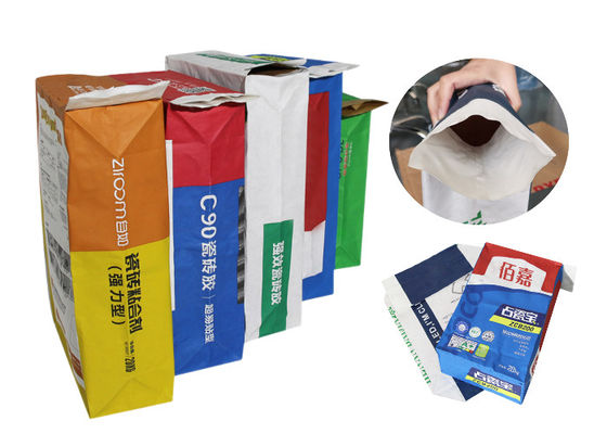 Agen Perawatan Antarmuka Beton Multiwall Kraft Paper Bags 20kg 25kg