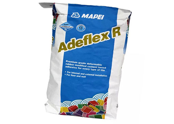 20kg 25kg Multiwall Kraft Paper Bags Kemasan Perekat Ubin Keramik