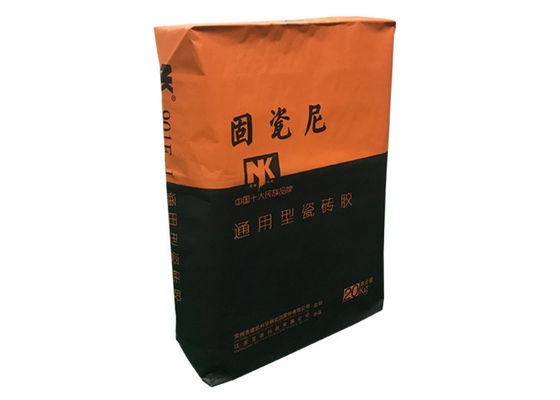 15kg 20kg 25kg Multiwall Kraft Paper Bags Untuk Bangunan Serbuk Gypsum