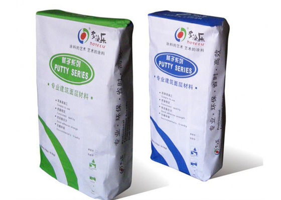 Lapisan Tahan Air Disisipkan Katup Multiwall Paper Bags Square Bottom