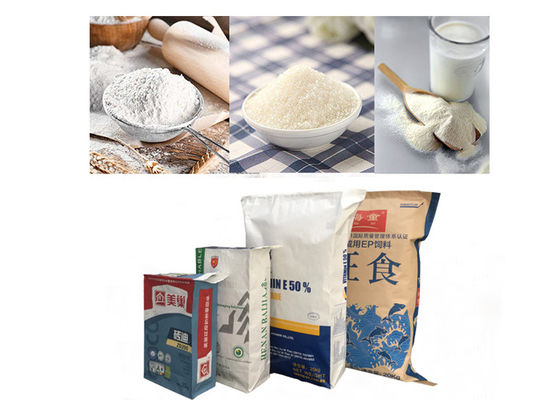 10kg 15kg 25kg 50kg Multiwall Kraft Paper Bags Tepung Susu Bubuk Kemasan Tas