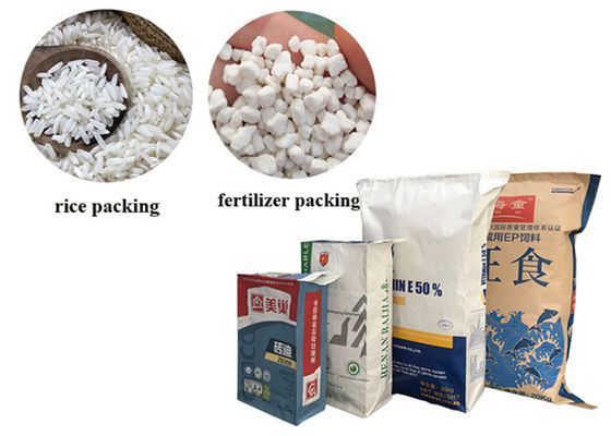 Kantong Kertas Kraft Multiwall Daur Ulang Ramah Lingkungan Food Grade Kantong Kertas Tepung Terigu