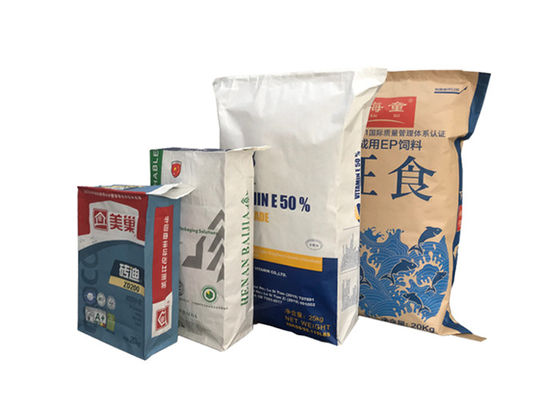 25kg 50kg Kraft Valve Paper Bags Clay Gypsum Plaster Mortar Powder Kosong Blok Bawah