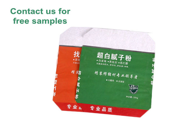 20kg 25kg 40kg 50kg Multiwall Kraft Paper Bags Dry Mortar Cement Bag