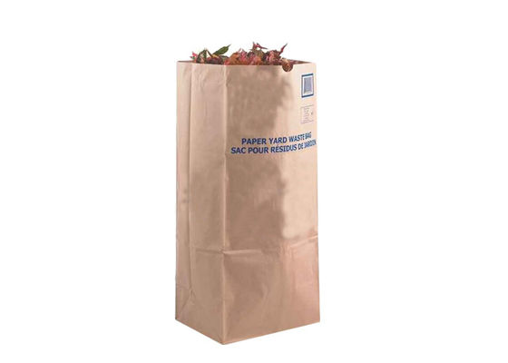 Tas Kertas Rumput Coklat Kraft Pembukaan Biodegradable Mudah