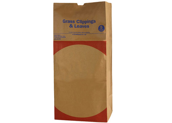 Brown Multiwall Kraft Paper Bags Kitchen Garbage Lawn Paper Bags Daur Ulang