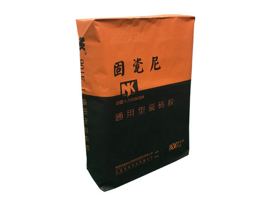1-4 Lapisan Kantong Kertas Kraft Multiwall Karung Katup Kertas Kraft