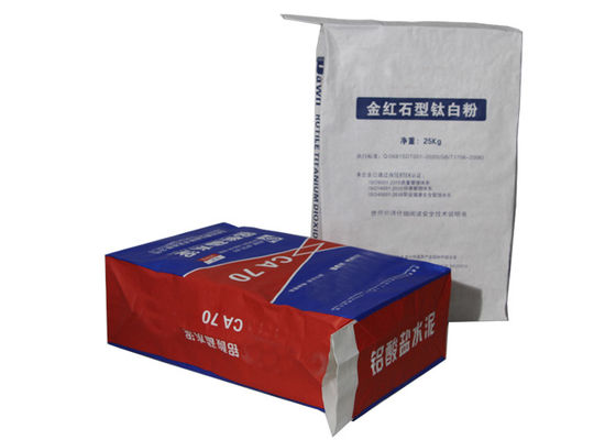 25kg Industri Karung Kertas Dinding Multi 20kg 25kg Kraft Paper Cement Bags PLA Lamination