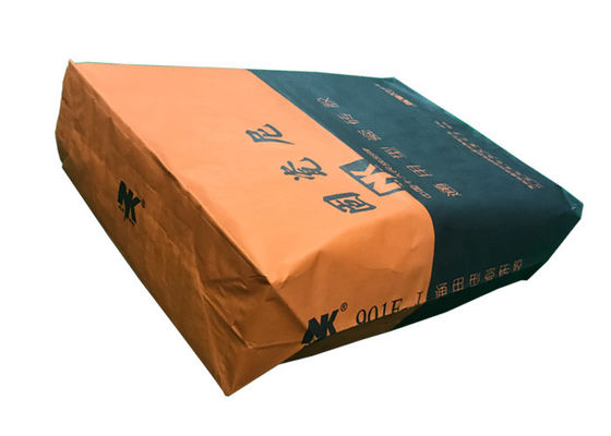Logo Disesuaikan 25kg Multi Kertas Dinding Karung Kraft Valve Semen Kemasan Tas 50kg