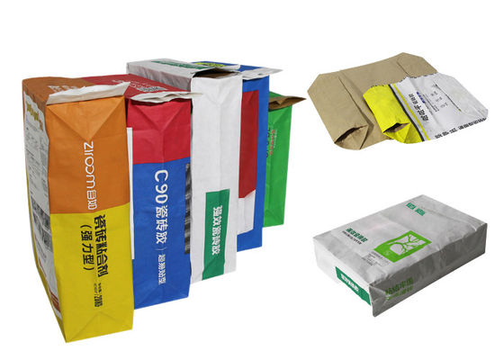 10kg 20kg 25kg 50kg Ditempelkan Valve Multiwall Paper Bags Pati Maltosa Bubuk Glukosa Bubuk