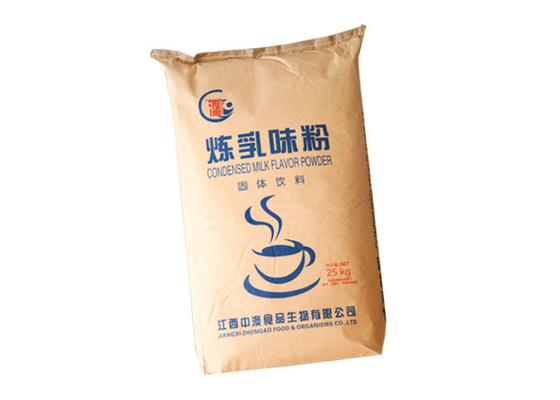 Kantong Kertas Tepung Terigu 25kg Extensible Sack Craft Paper Hard Bottom Bags Paper Bags 20kg