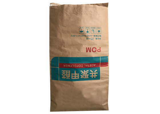 Pinch Bottom Step End Multiwall Paper Sack Dengan Hot Melt Untuk Produk Bubuk