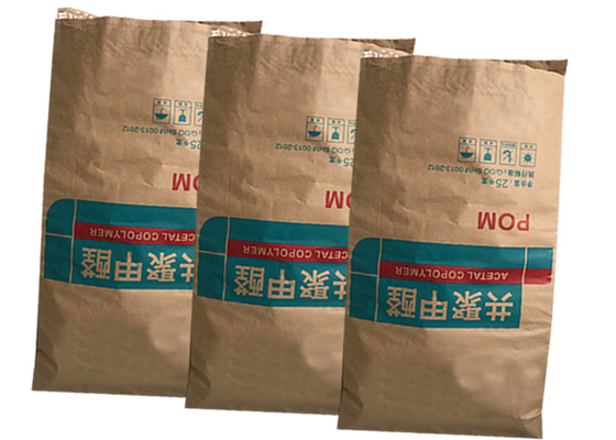 Food Grade Heat Sealed Paper Bags Untuk Kemasan Pakan Rusa Jagung Berkupas Utuh