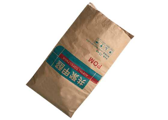Food Grade 25kg 50kg Ditempelkan Valve Multiwall Paper Bags Starch Maltose Powder