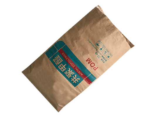 20kg 30kg 50kg Heat Sealed Paper Bags Food Grade Rice Packaging