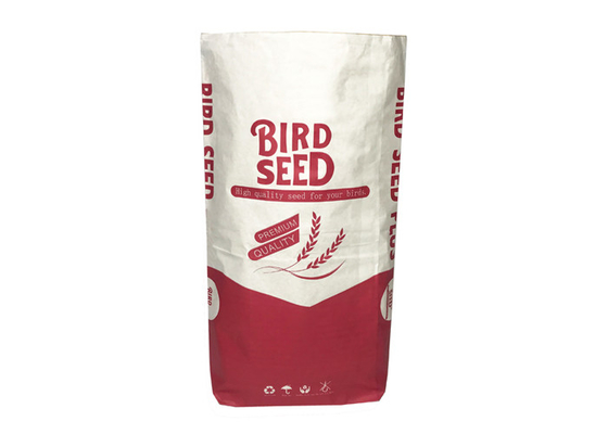 10kg 20kg 25kg 50kg Kraft Multiwall Paper Bags Untuk Isomalto Oligosaccharides Edile