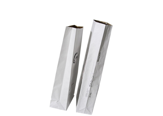 Profesional Heat Sealed Paper Bags Multiwall Paper Sacks Dengan PE Film Lamination