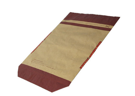 Flexo Print Kraft Paper Bag 20kg 25kg Untuk Susu Bubuk Skim