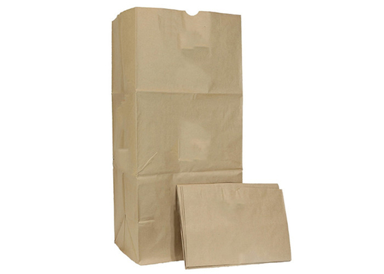 Block Bottom Lawn Leaves Multiwall Kraft Paper Bags 30 Galon Lawn Paper Bags