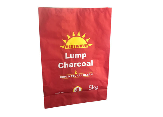 10kg Arang Kemasan Kantong Kertas Kapasitas Barbekyu 5kg Arang Tas