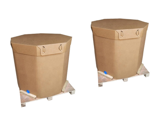 220l 1000l Food Grade Paper IBC Container Kotak Kemasan Fleksibel Untuk Air Massal