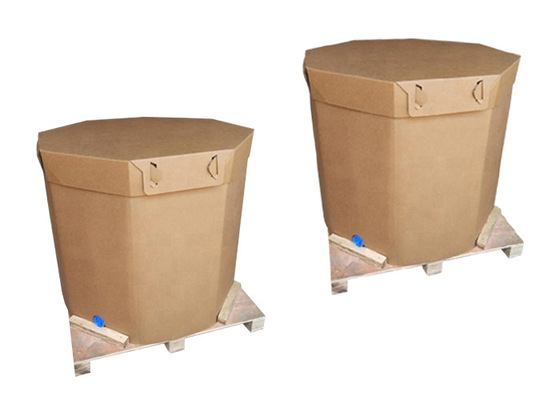 Kertas Sekali Pakai Lipat 1000 Ltr IBC Container Kotak Kemasan Food Grade Fleksibel