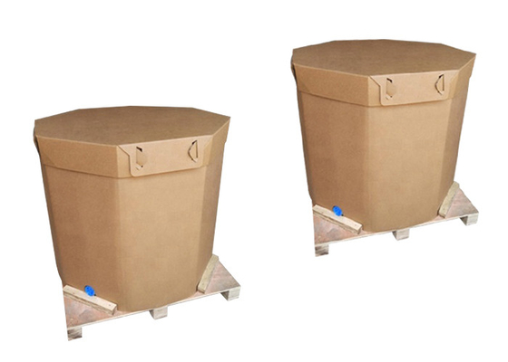 Kubik 1000l IBC Tank Minyak Kelapa Paket Cair Kertas IBC Tote Dengan Line Bag