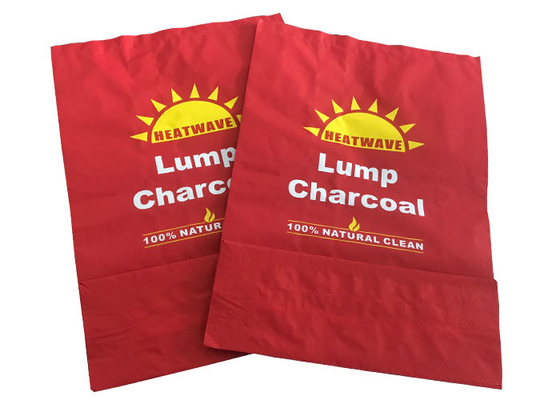 Tas Kemasan Kertas Kraft Cetak Logo Disesuaikan Untuk Kemasan Arang