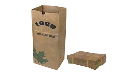 Multiwall Kraft Paper Biodegradable Lawn Paper Bags 30 Galon Untuk Daun