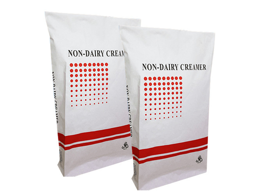 Heat Seal Kraft Paper Packaging Bag Food Grade White Brown Untuk Synanthrin