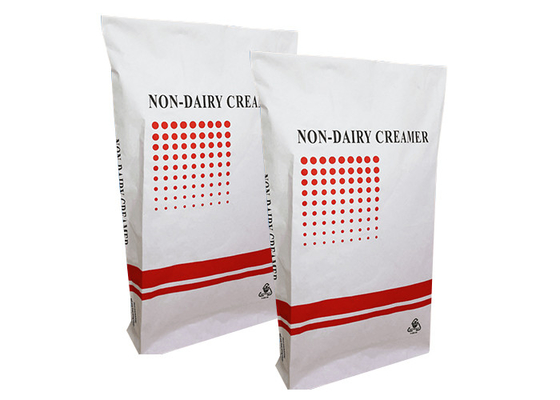 Food Grade Heat Sealed Paper Bags Square Bottom White Brown Untuk Synanthrin