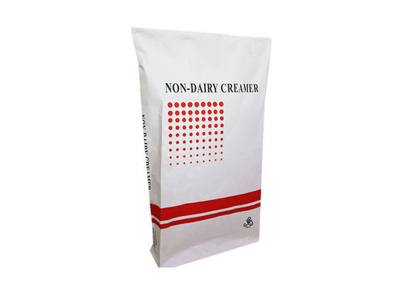 Kustom 20kg 25kg Tas Kertas Multiwall Disisipkan Food Grade Cellulose Paste Paper Bag